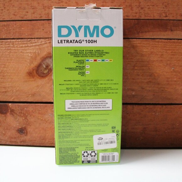 DYMO LetraTag 100H Label Maker Handheld Portable Label Printer LT-100H - Picture 4 of 11